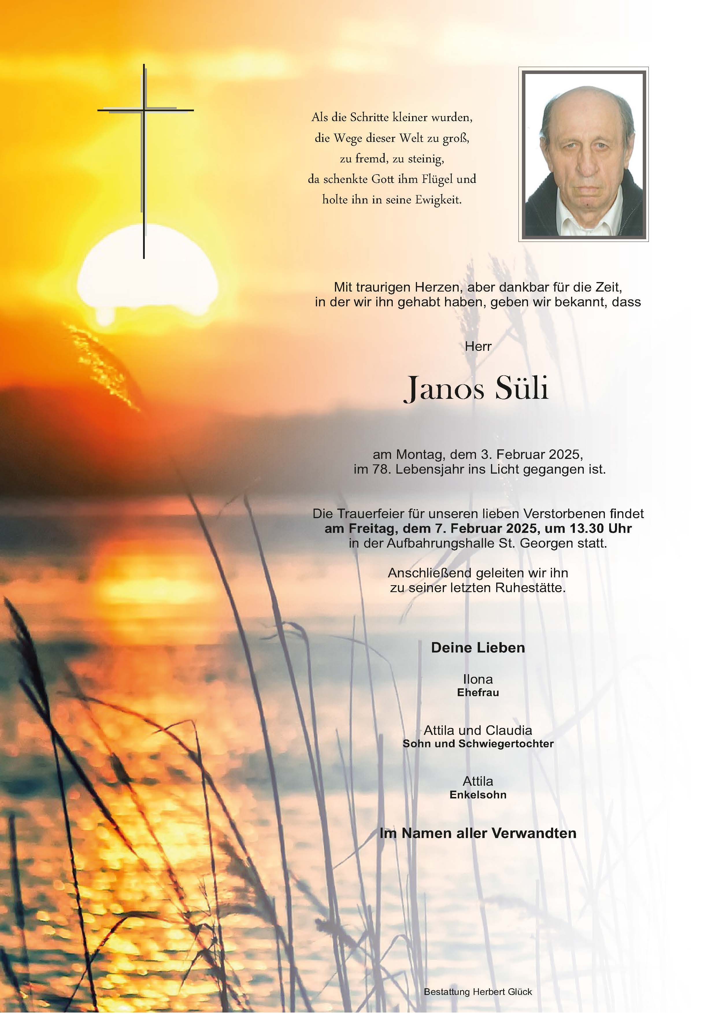 Sterbefall Janos Süli